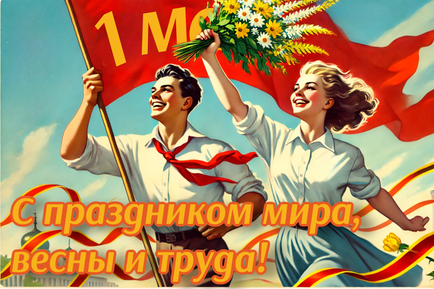 Поздравляем с 1 Мая – Днём Весны и Труда!.